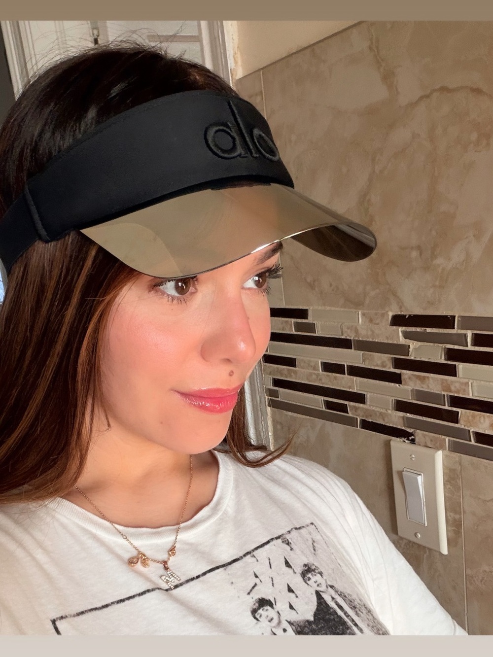 adidas Black Visor with Reflective silver Brim